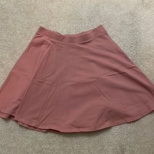 Forever 21 taupe/blush pink skater skirt